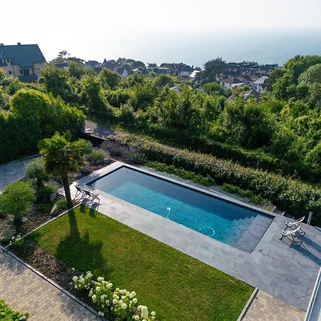 Superb With Sea View, Swimming Pool Вилла Бенервиль-сюр-Мер